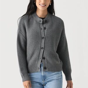 Alex Mill Nico Chunky Cardigan in Heather Grey size S